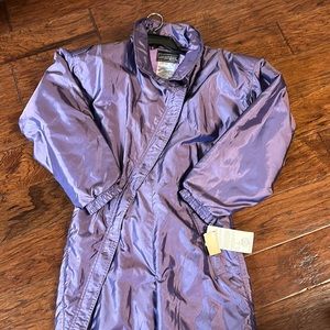 Vintage lavender, colored ski suit, size large